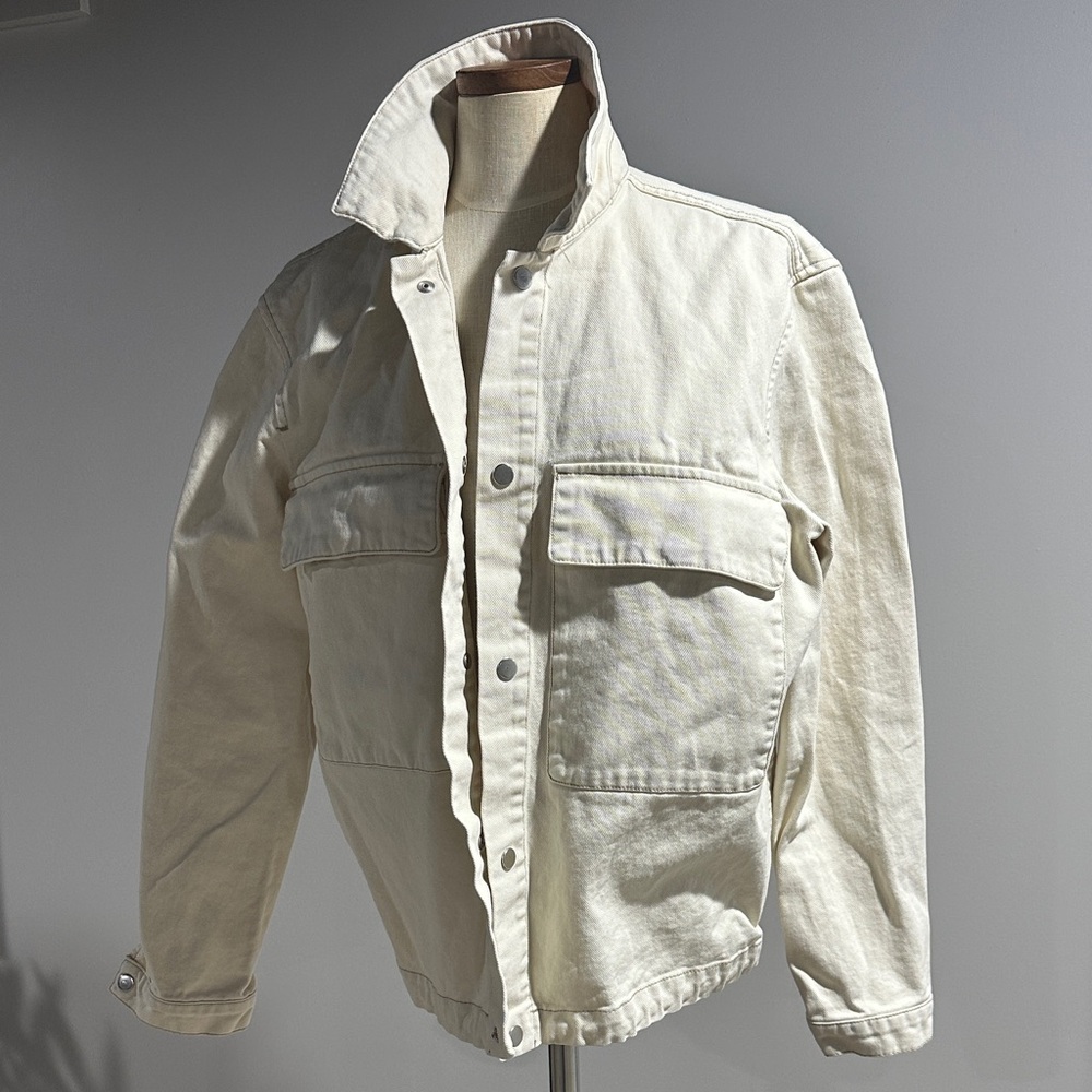 Zara Cream Military Field Jacket